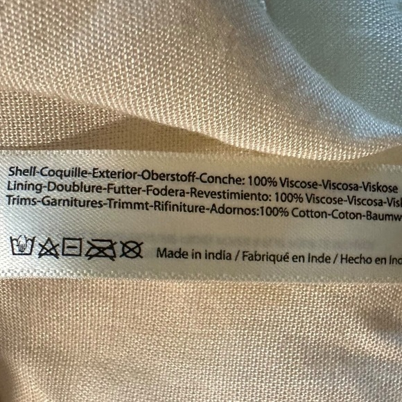 Free People Ethereal Edwardian Romantic Dainty Lace Mini Dress Ivory Medium NWT - Picture 14 of 15